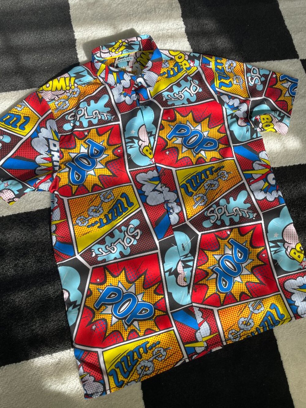 Oh Snap! Comic Button Up/ S: Large